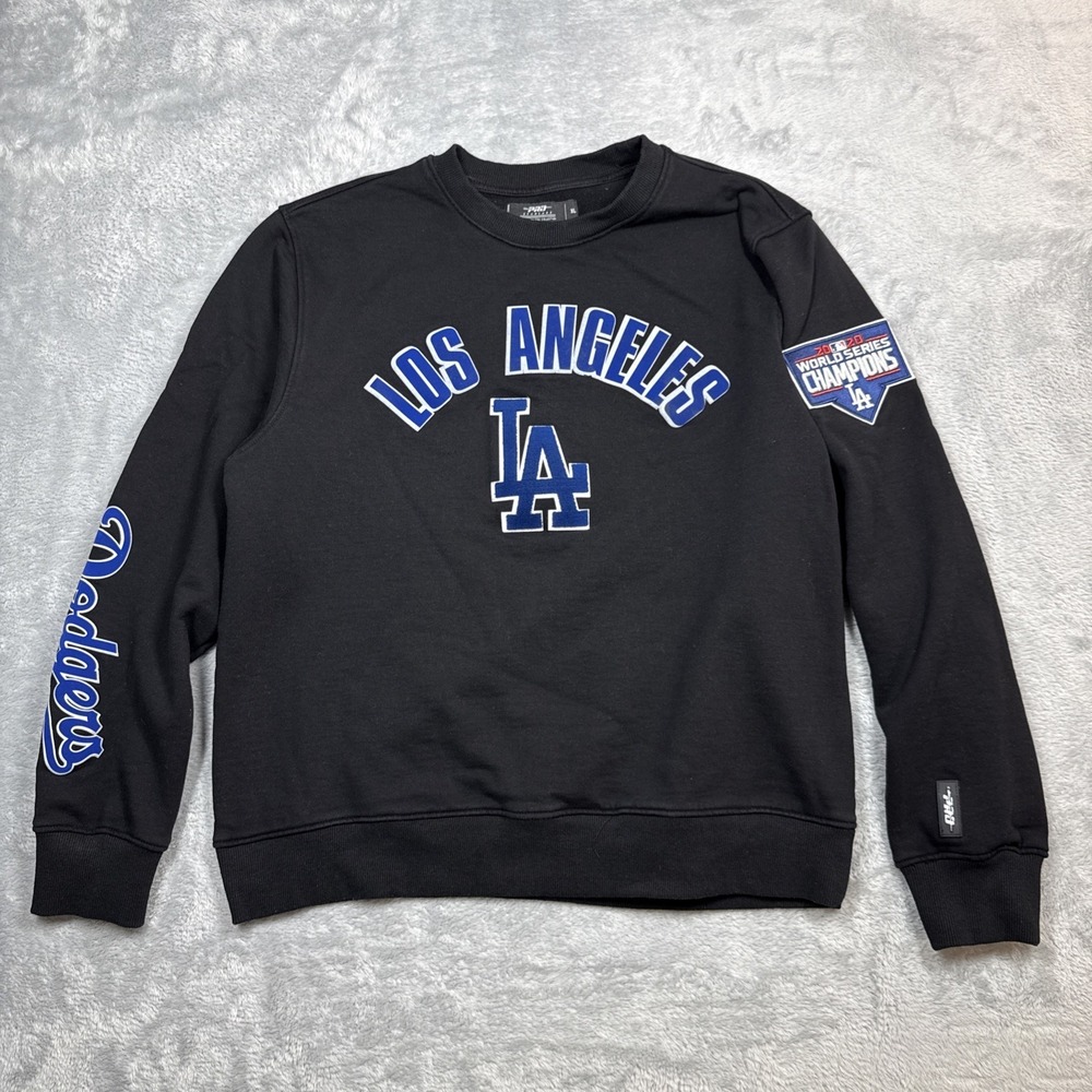 Pro Standard Los Angeles Dodgers 2020 World Series Sweatshirt Men XL Black READ
